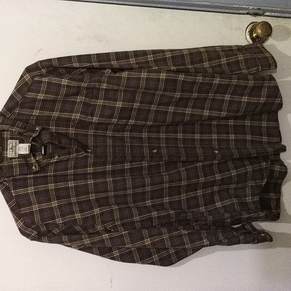 L L Bean long sleeve overshirt